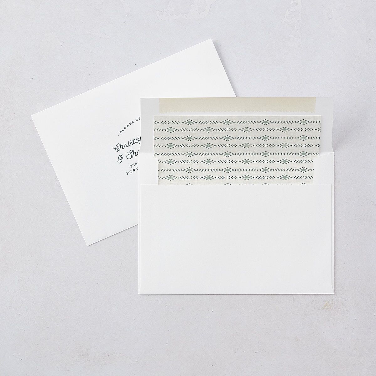 Vintage Mountain Wedding Invitations Pool Signature Blank No Standard