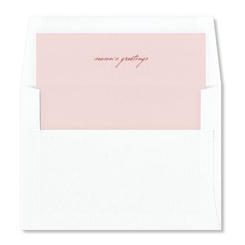 Ballpoint Holiday Envelope Liners Ruby Standard