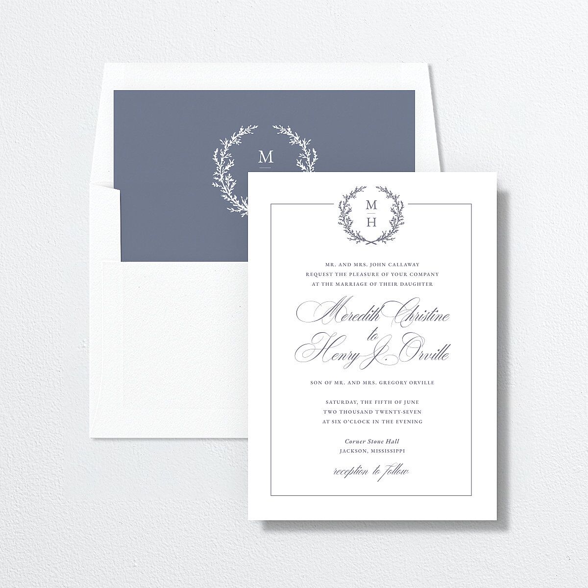 Monogram Branches Standard Envelope Liners — view 1