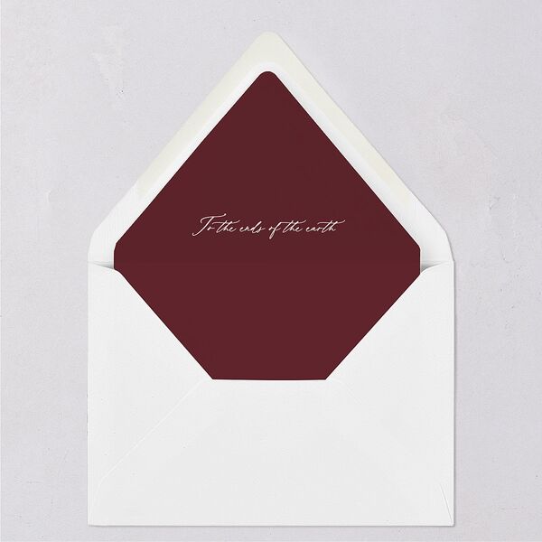 Elegant Vintage Images Euro Envelope Liners Burgundy Luxe