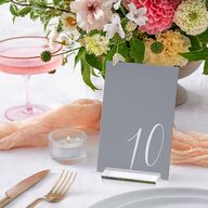 At Last Table Numbers Dusty Blue Signature