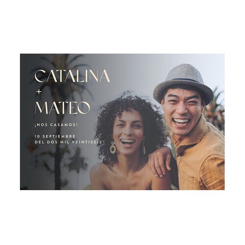 Santa Cruz Save The Date Postcards Tangerine Postcard