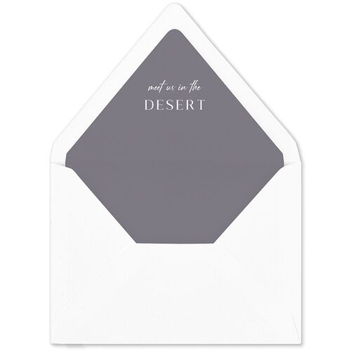 Western Desert Cactus Euro Envelope Liners Dusty Blue Luxe