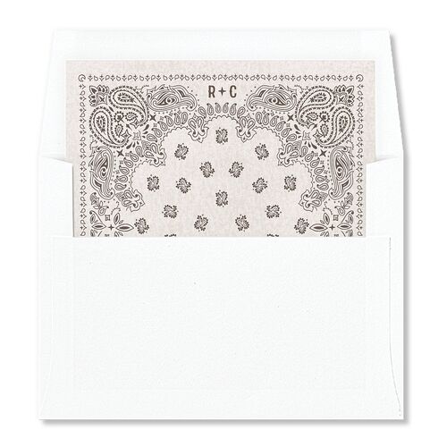 Classic Western Envelope Liners Chocolate Standard