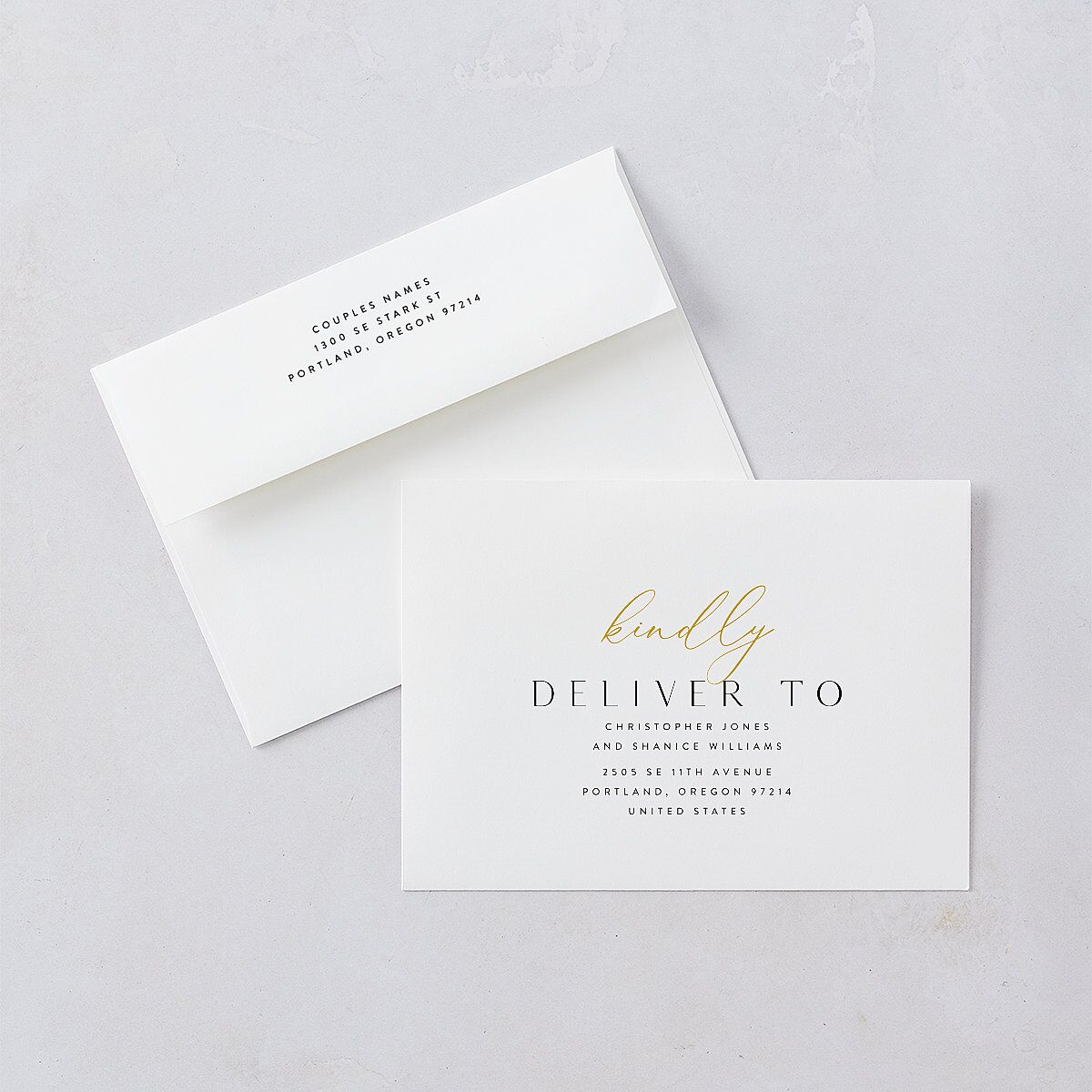 Elegant Grid Wedding Invitations Licorice Signature Blank Standard
