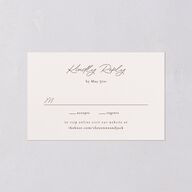 Western Wild Horses All-in-One Wedding Invitations Copper Signature Light Both Recipient and Return Addresses No