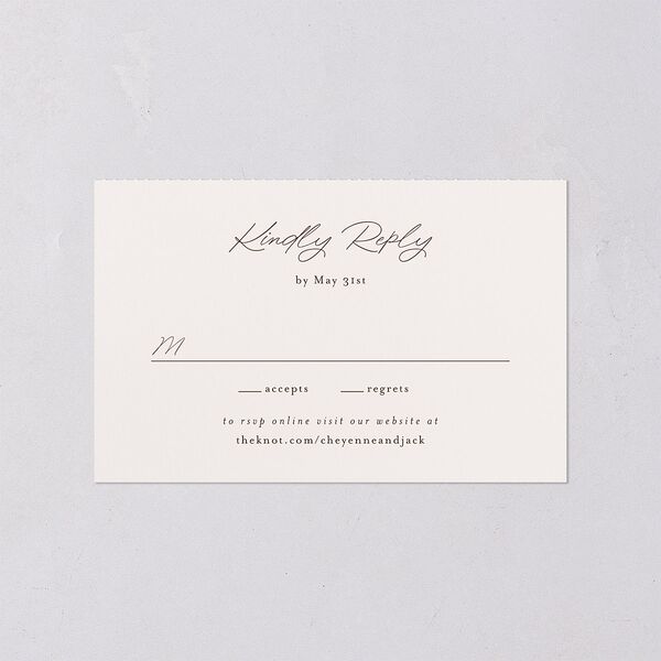 Western Wild Horses All-in-One Wedding Invitations Copper Signature Light Both Recipient and Return Addresses No