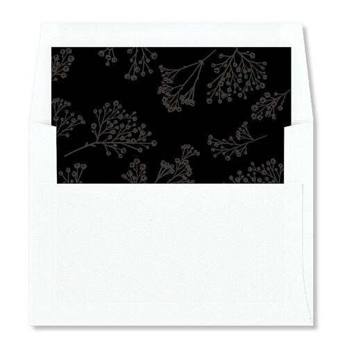 Baby's Breath Envelope Liners Licorice Standard