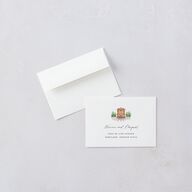 Scenic San Francisco Wedding Response Cards Pale Blue Signature Standard