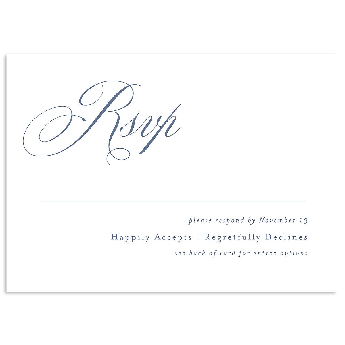 Eternal Love Wedding Response Cards