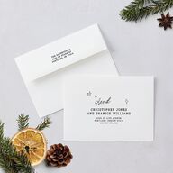 More Kids More Magic Hand Drawn Starry Photo Holiday Cards Cream Signature Blank Portrait  Standard