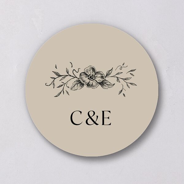 Antique Victorian Wedding Stickers Sand