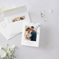 Floral Photo Thank You Cards Ocean