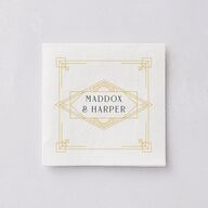 Vintage Hollywood Cocktail Napkins Licorice Napkin Uncoined