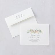 Glamorous Regency Garden Save the Date Cards by Bridgerton Sage Signature smooth Blank No Ticket