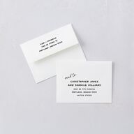 Modern Writing Save The Date Magnets Snow Magnet Paper