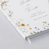 Dainty Wildflowers Guest Books Sunflower