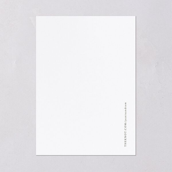 Gilded Corner Save The Date Cards Gold Pure White Signature smooth Blank No Standard