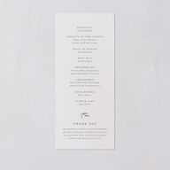 Shining Sprig Wedding Programs Gold Mist Signature