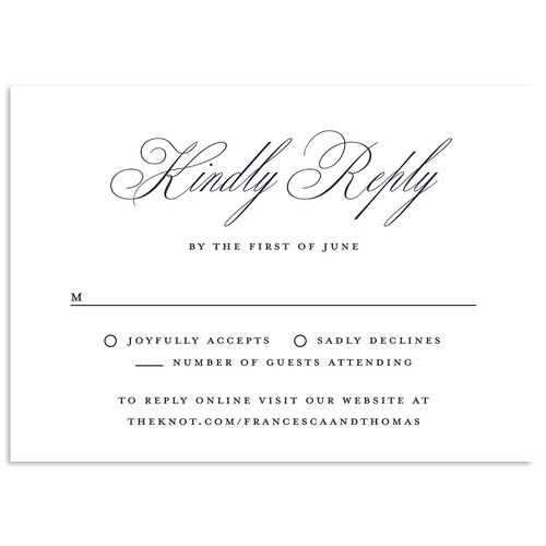 Classic Catholic Sacred Heart Wedding Response Cards Moody Blue Signature Standard