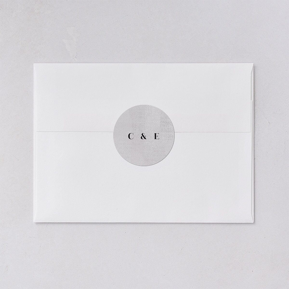 Minimal Accent Wedding Stickers Fog