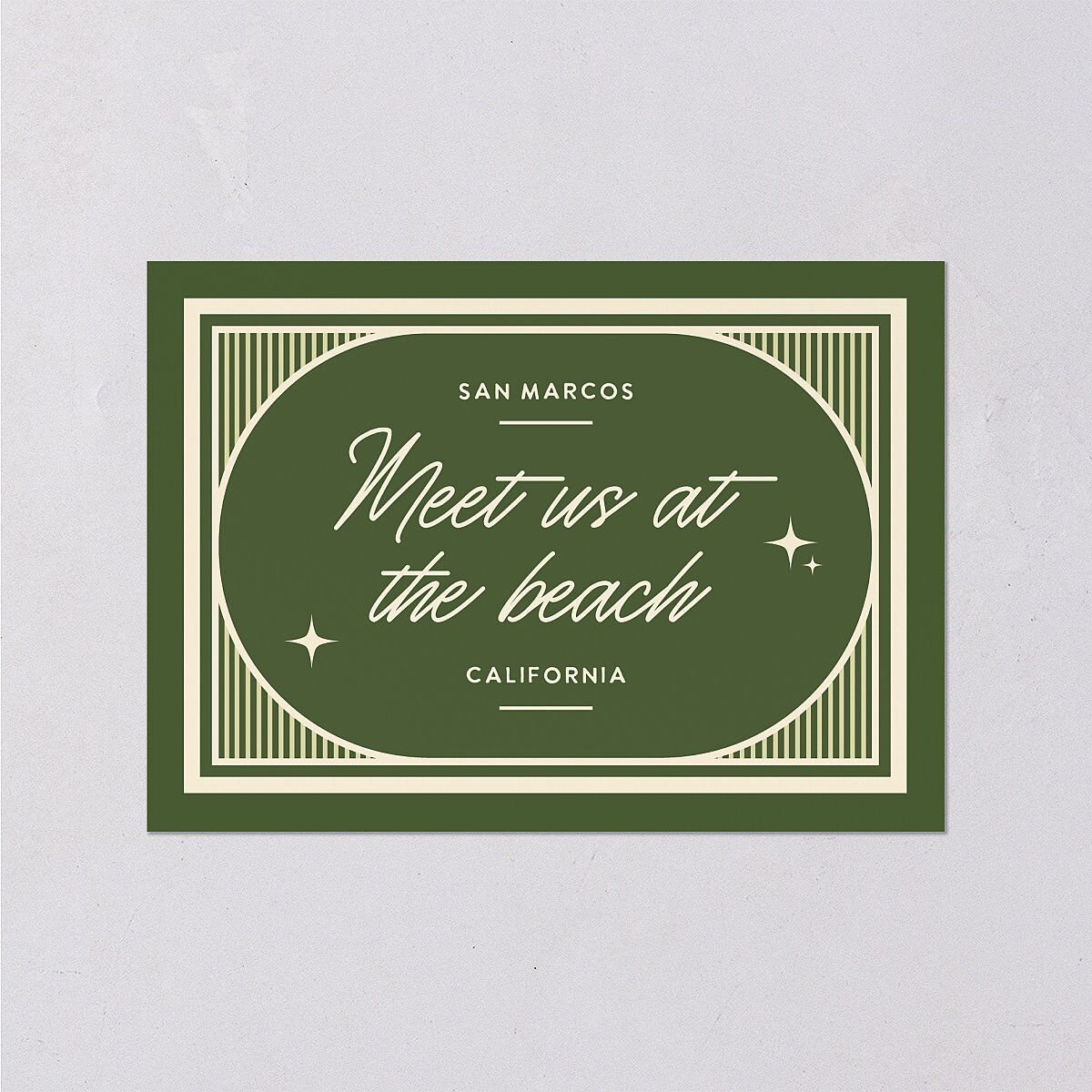 Retro Tropical Destination Wedding Response Cards Pear Signature Standard
