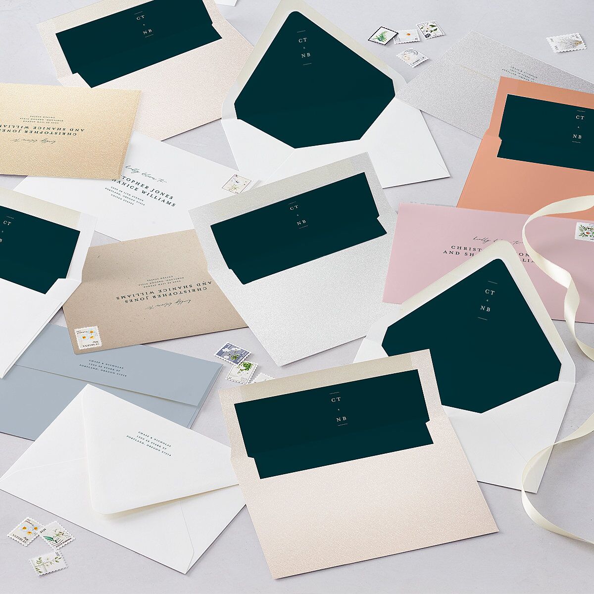 Palm Tree Icon Wedding Invitations Tide Pool Signature Blank No Standard