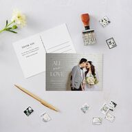 Nothing Fancy Thank You Postcards Pure White