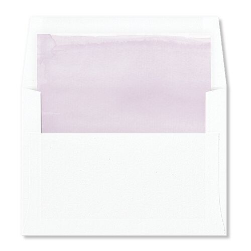 Dusted Calligraphy Standard Envelope Liners Amethyst Standard