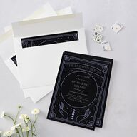Written In The Stars Rehearsal Dinner Invitations Midnight Signature Blank Standard