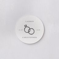 Lasting Frame Coasters Pure White Cardboard Circle