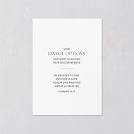 Chapel Arch Wedding Response Cards Gold Pure White Signature