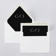 Classically Captured Photo Landscape Euro Envelope Liners Midnight Luxe