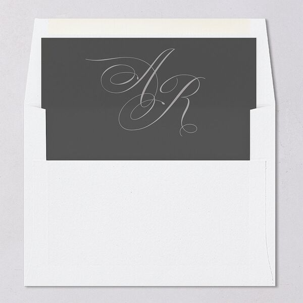 Grand Calligraphy Envelope Liners Standard Medieval Grey Liner