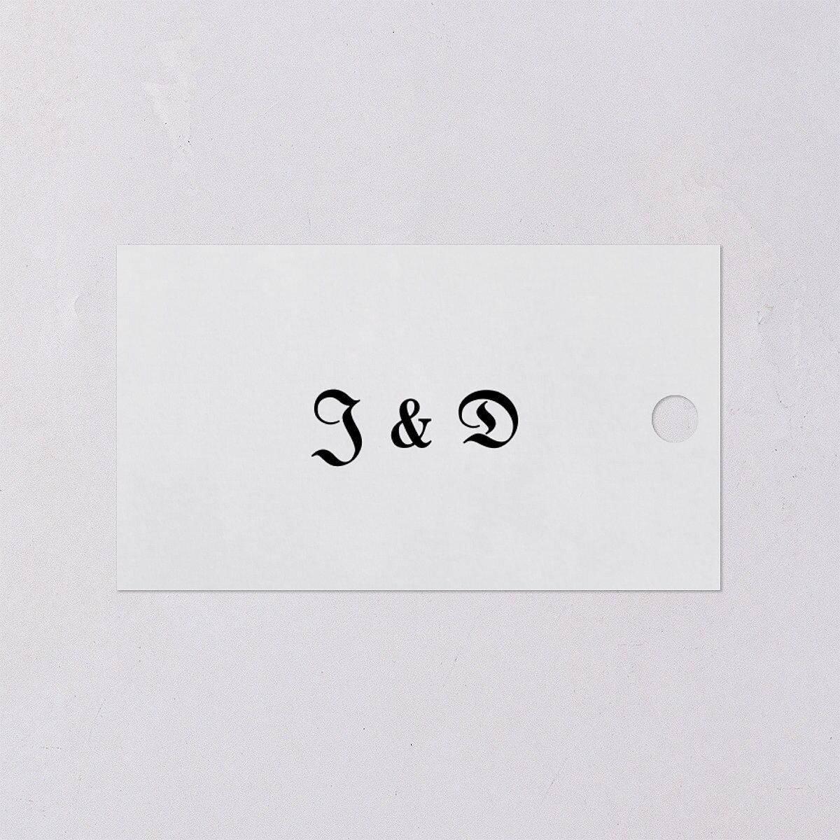 Moody Gothic Rose Favor Gift Tags Midnight Signature
