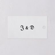 Moody Gothic Rose Favor Gift Tags Midnight Signature