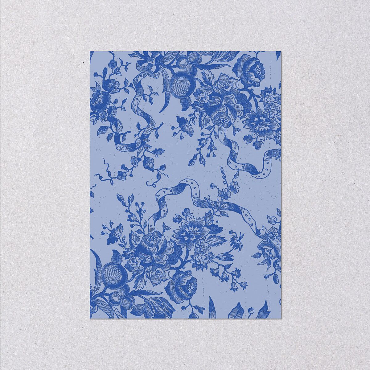 Vintage Toile Wedding Enclosure Cards — view 2