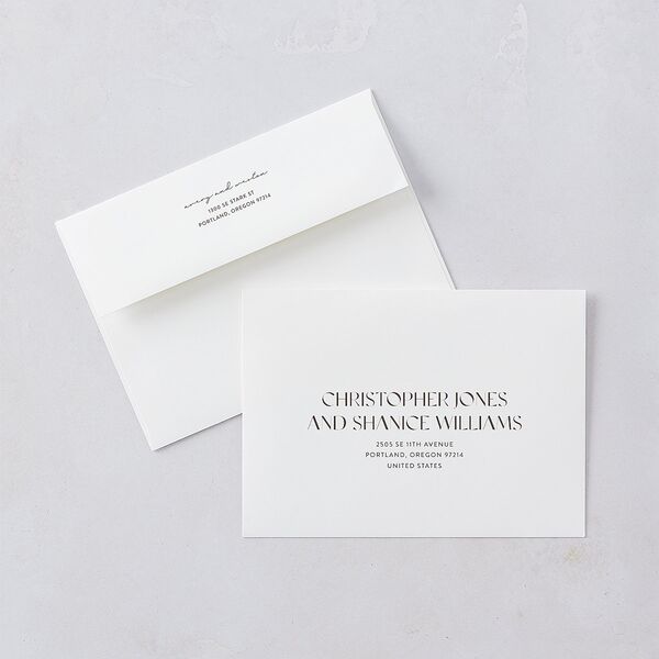 Monogram Arch Foil Wedding Invitations Gold Champagne Signature Blank Arch No