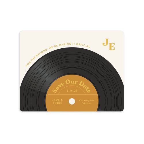 Music Lovers Save The Date Magnets Sunflower Magnet Paper