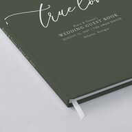 Romantic Photo Guest Books Hunter Green