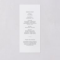 Modern Gallery Wedding Programs Pure White Signature