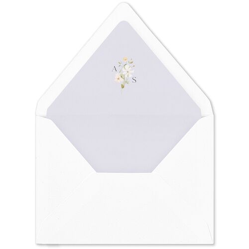 Wildflower Photo Euro Envelope Liners Lilac Luxe