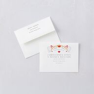 Nordic Folk Thank You Cards Dark Navy
