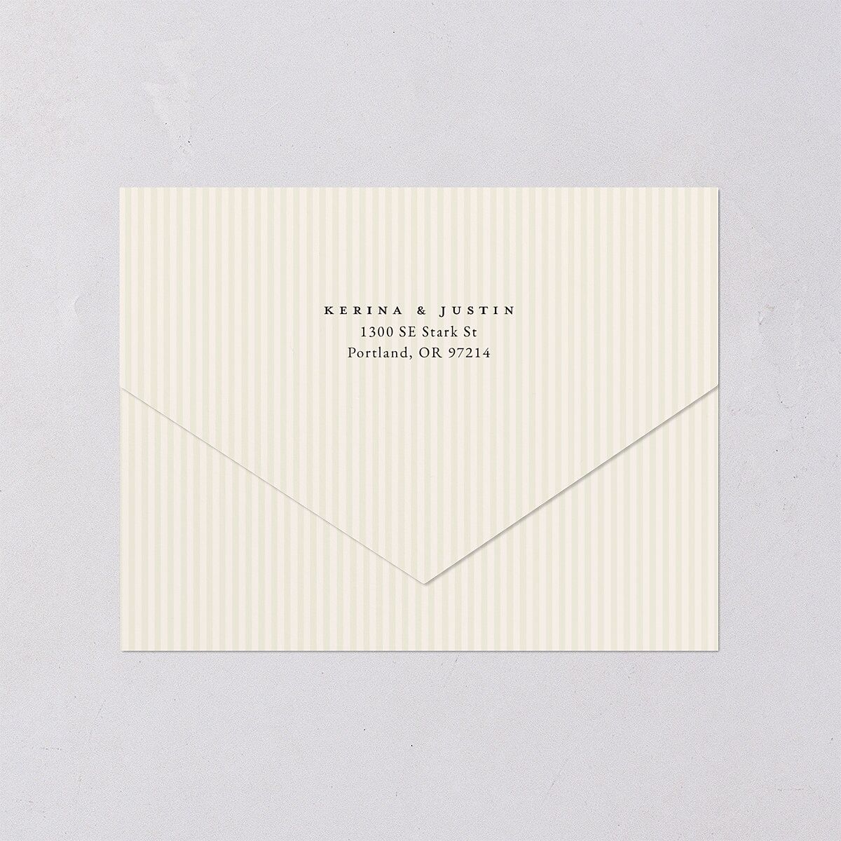 Vintage Lace All-in-One Wedding Invitations Burgundy Signature Light Both Recipient and Return Addresses No