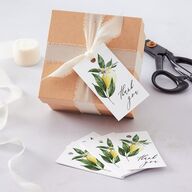 Botanical Lemon Favor Gift Tags Buttercup Signature