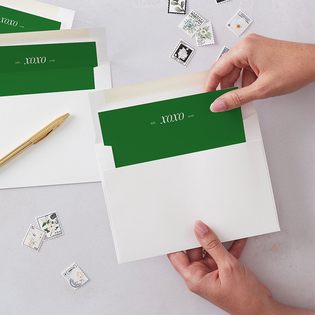 Simply Happy Envelope Liners Jewel Green Standard