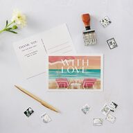 Meet Us In Miami Thank You Postcards Orchid