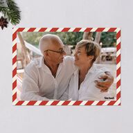 Christmas Post Holiday Cards True Red Signature Blank Landscape Standard