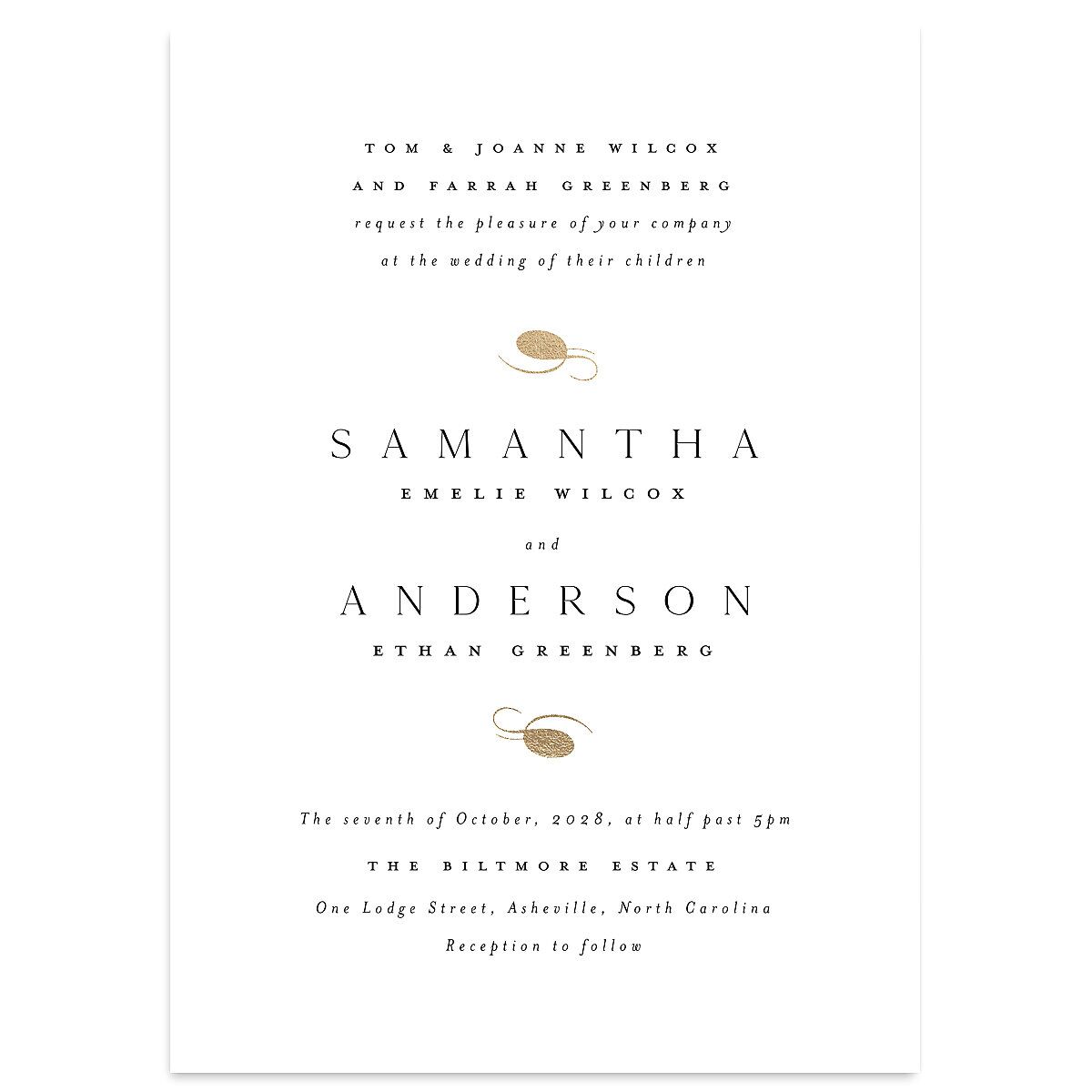 Flourishing Love Wedding Invitations