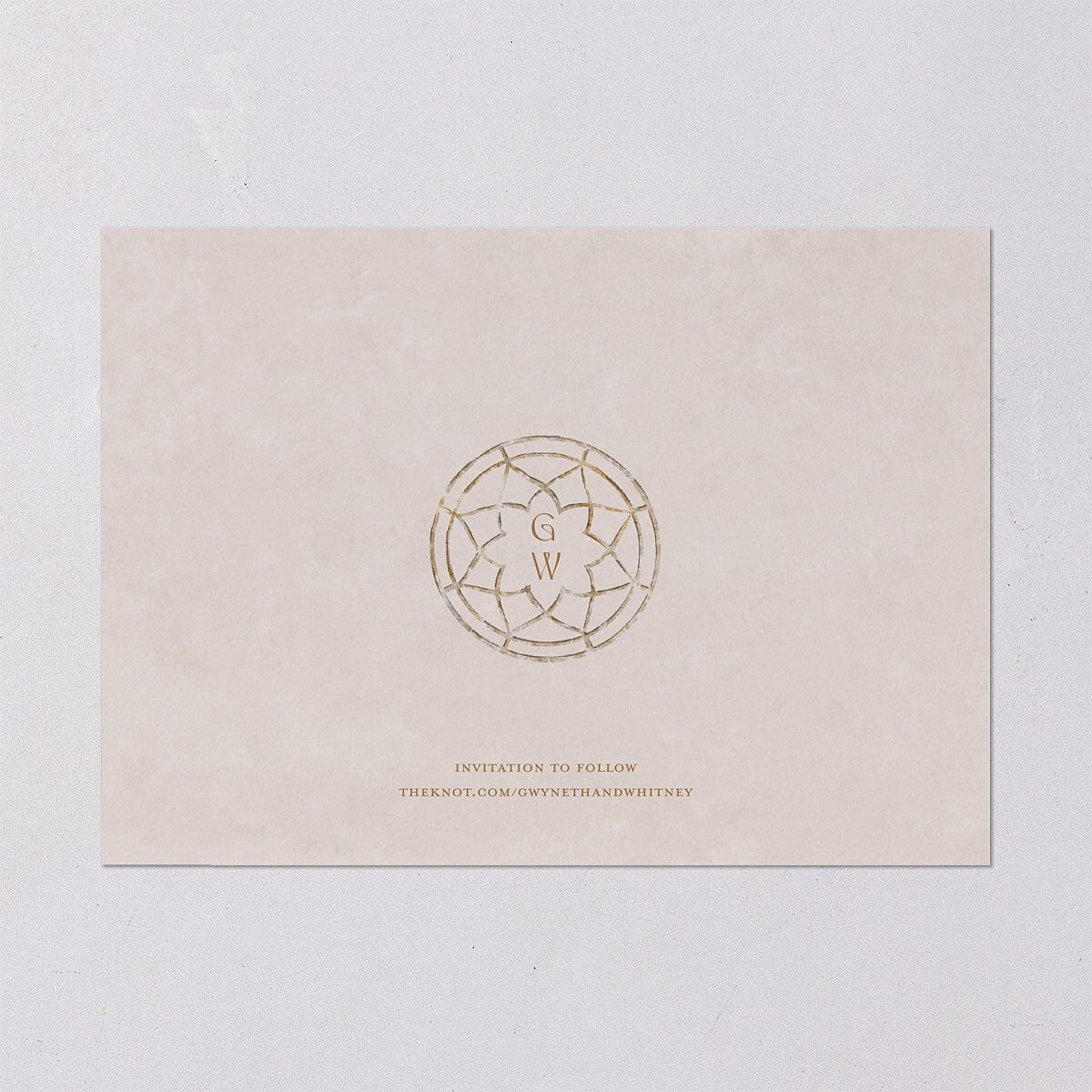Fairytale Garden Save the Date Cards Sage Signature smooth Blank No Standard